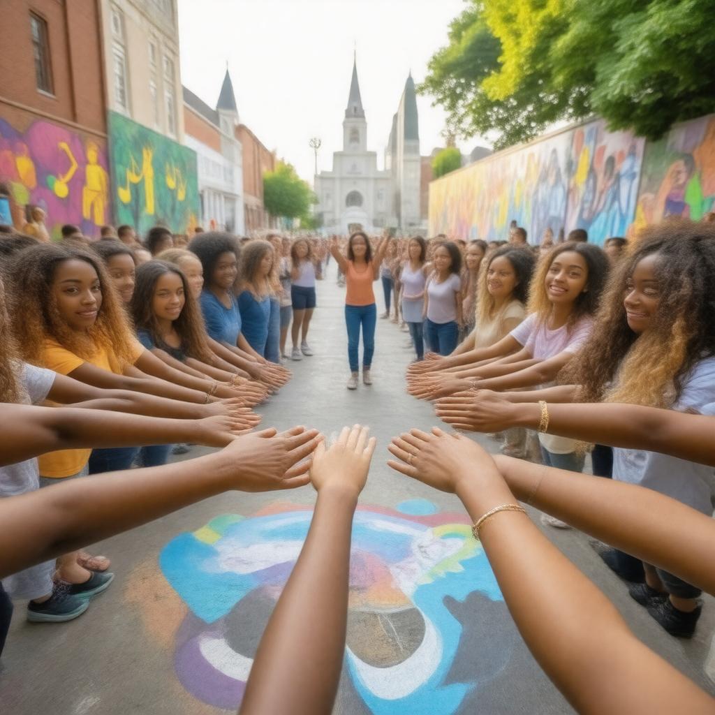 AI-created image of Unitarian Universalist Association of Social Justice Ministry