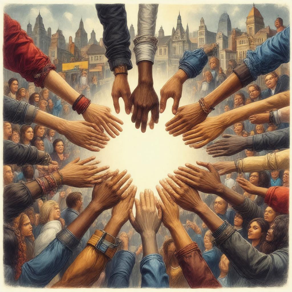 Click to view larger image AI-created image of Unitarian Universalist Association of Social Justice Partnerships