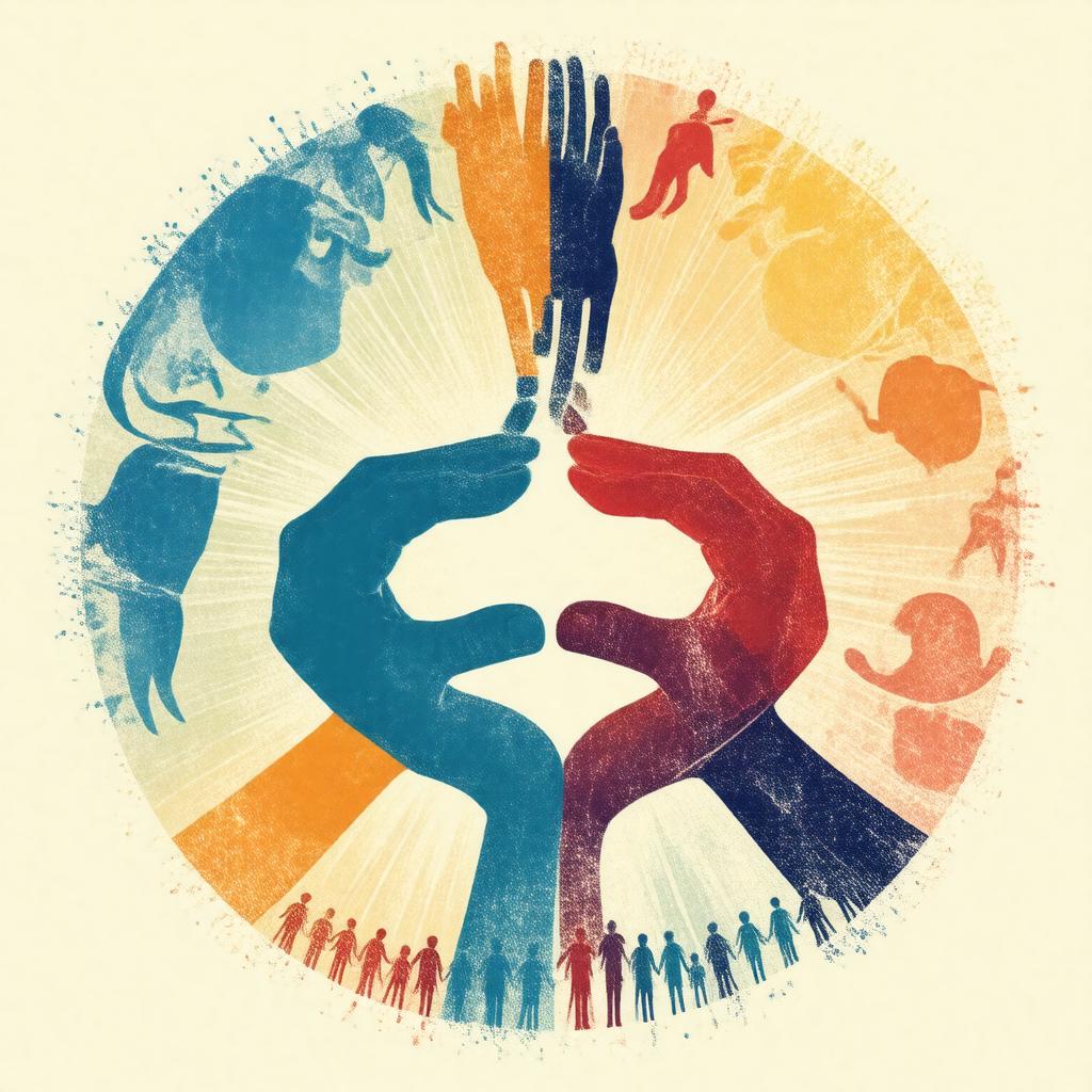 Click to view larger image AI-created image of Unitarian Universalist Association of Social Justice Standards