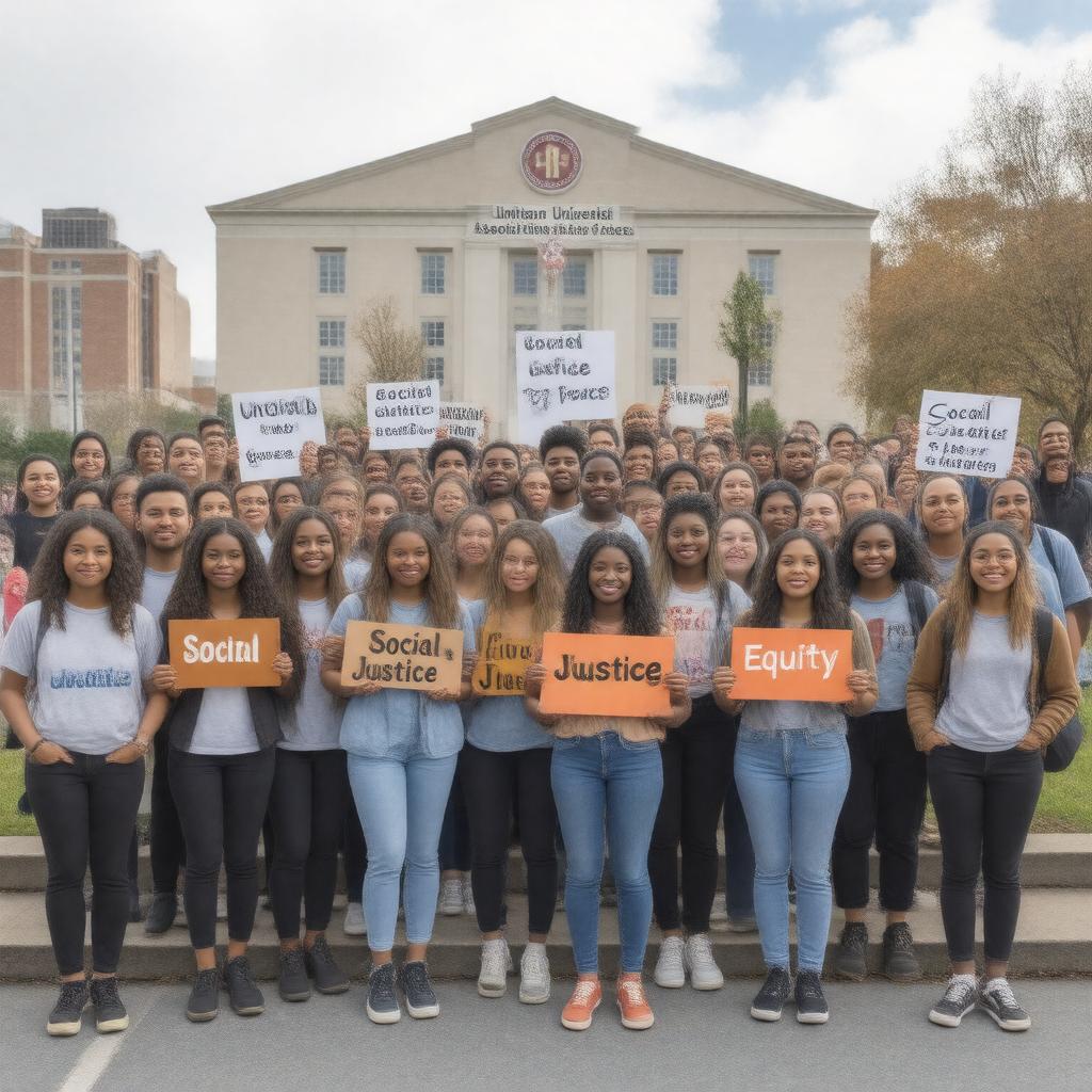 Click to view larger image AI-created image of Unitarian Universalist Association of Social Justice Task Forces