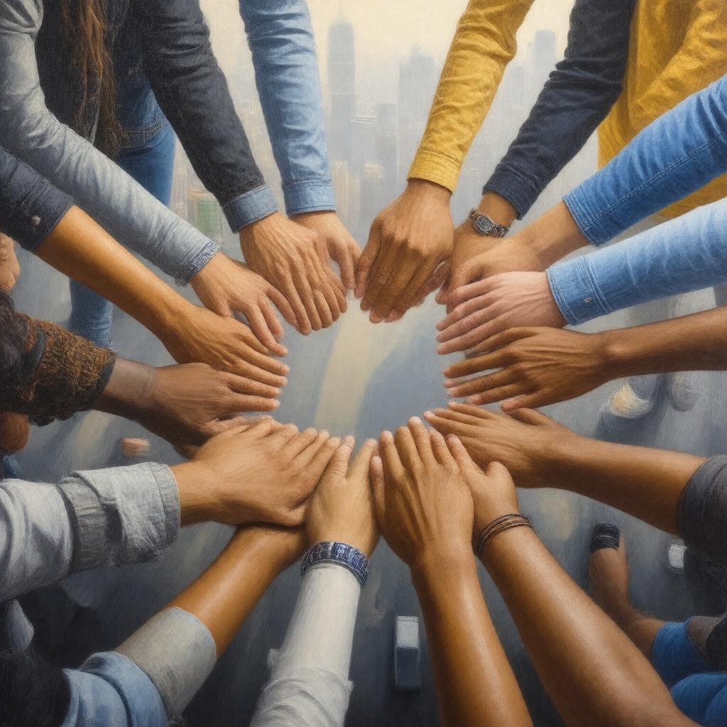 Click to view larger image AI-created image of Unitarian Universalist Association of Social Justice Vows