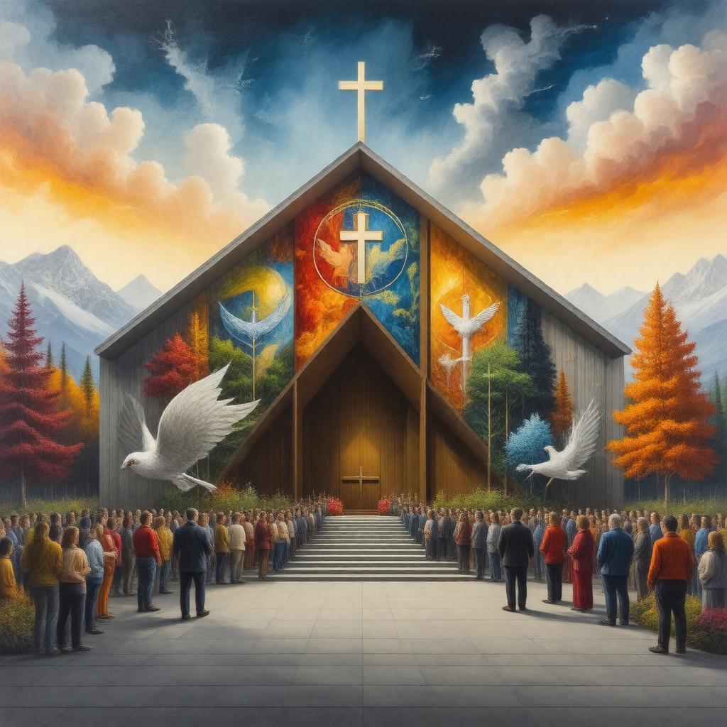 AI-created image of United Church of Canada