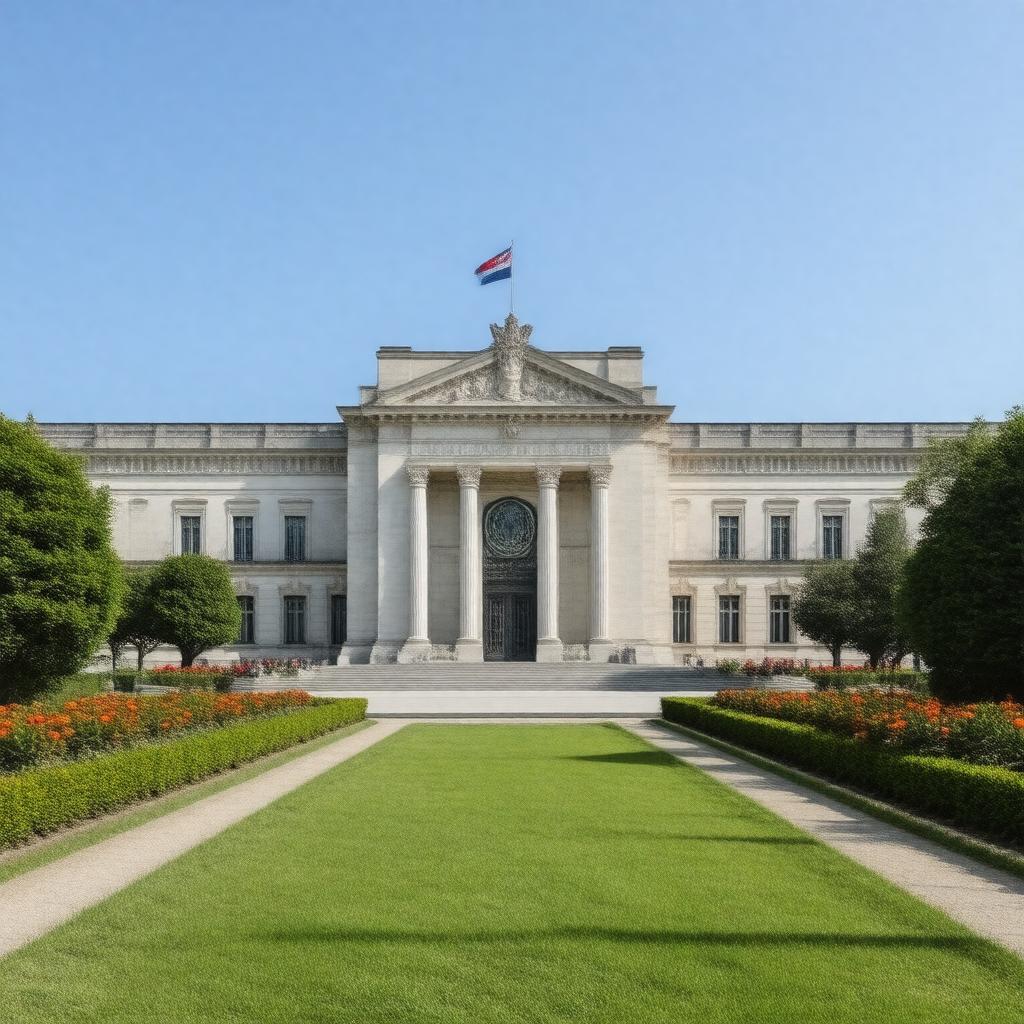 AI-created image of United Nations Office at Geneva