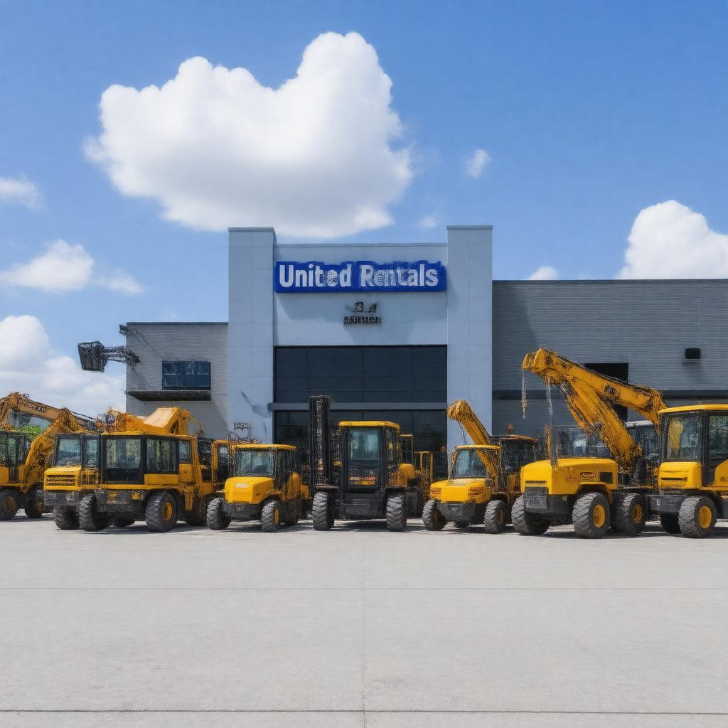 AI-created image of United Rentals