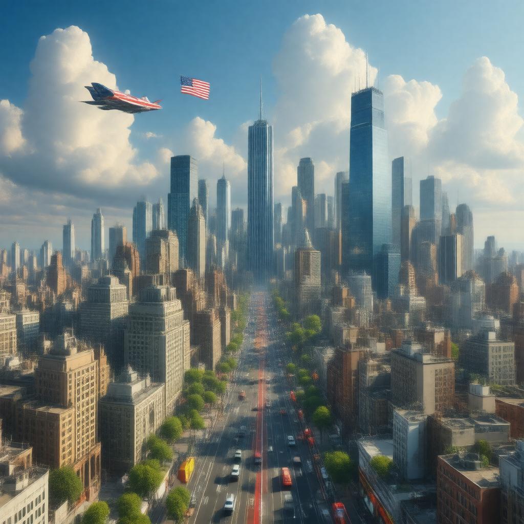 AI-created image of United States (2025)