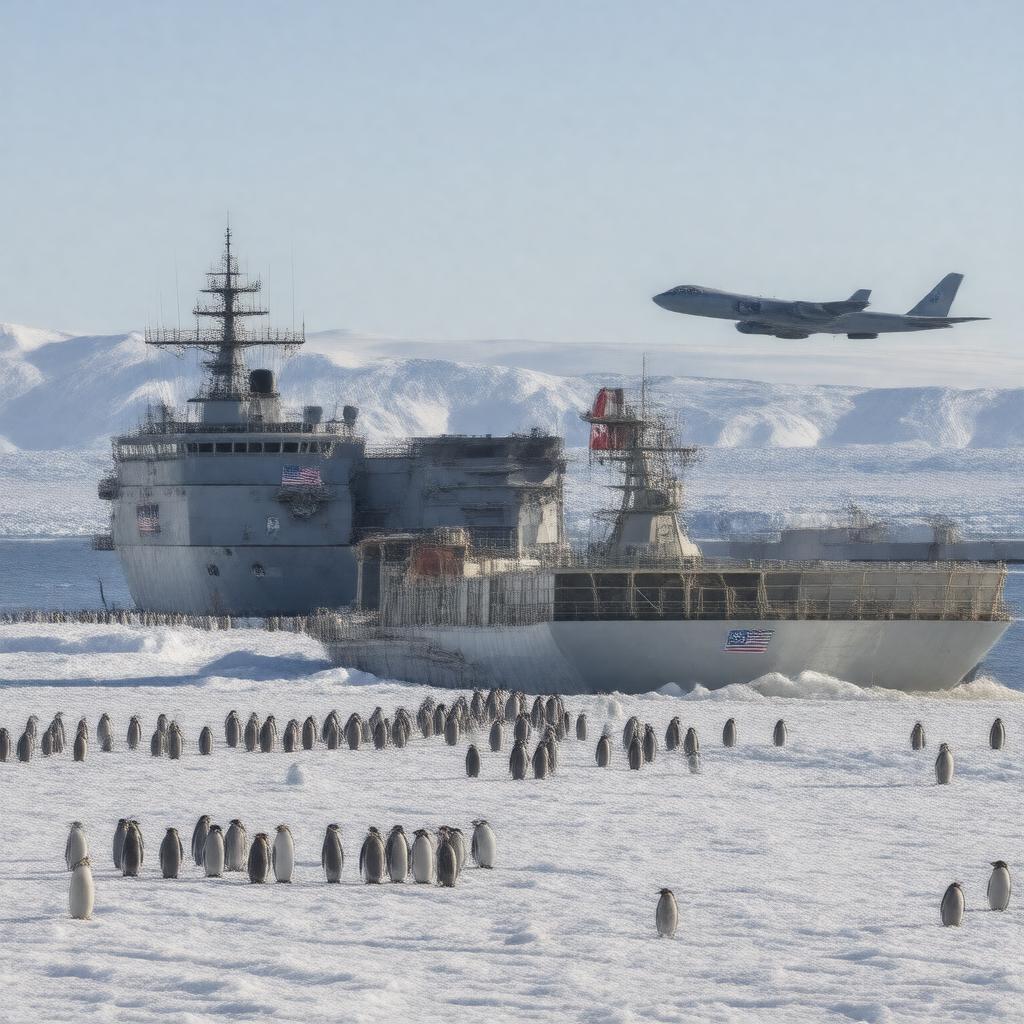 AI-created image of United States Antarctic Program