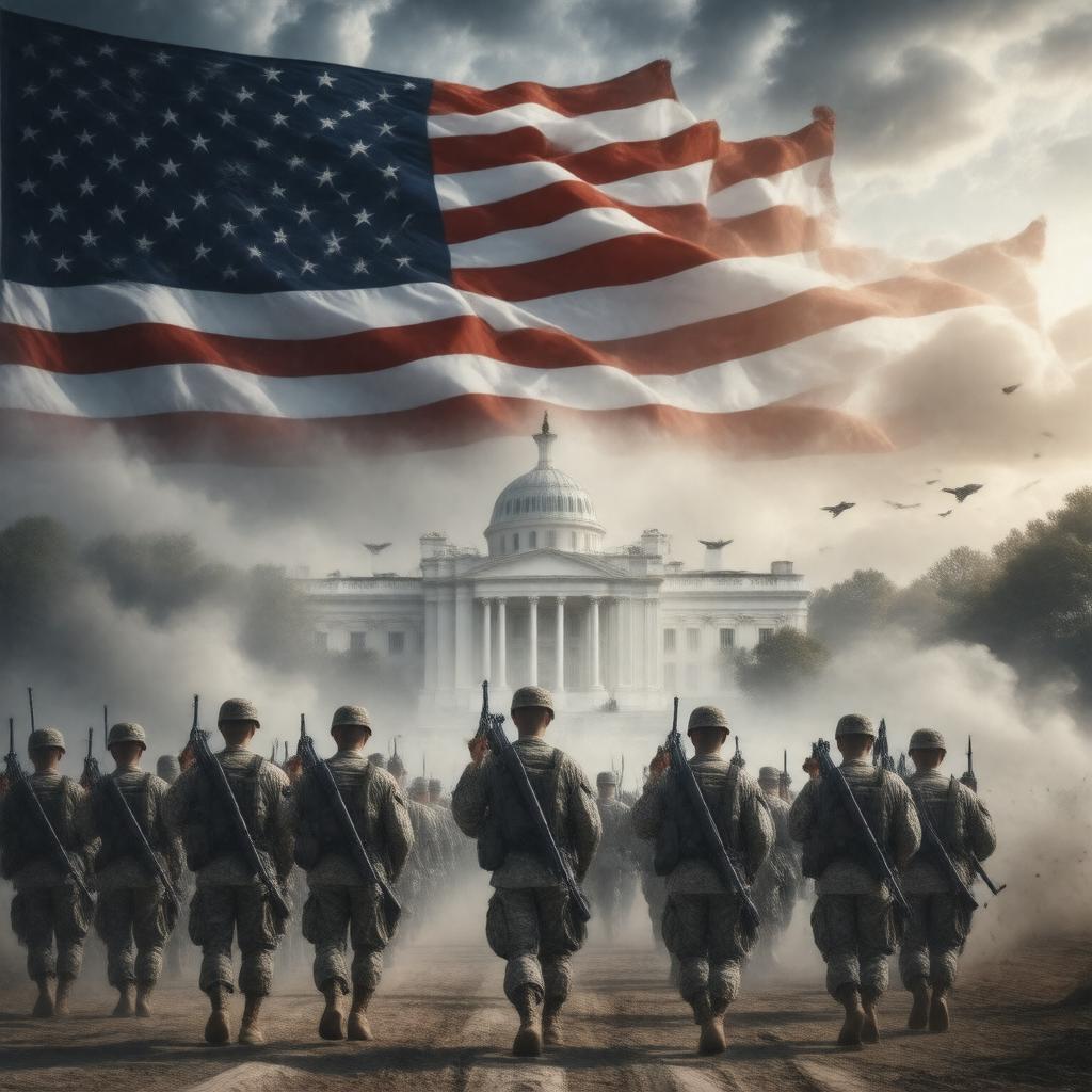 AI-created image of United States Army