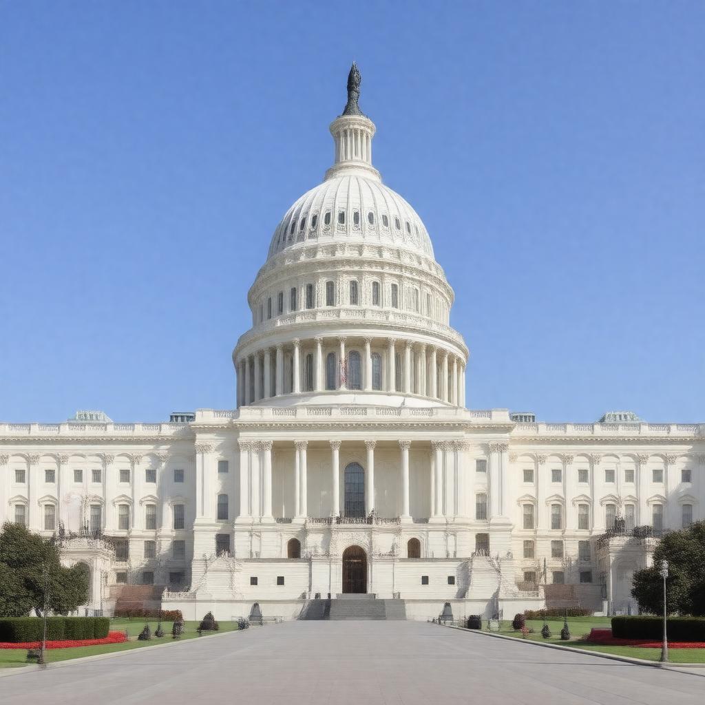 AI-created image of United States Capitol