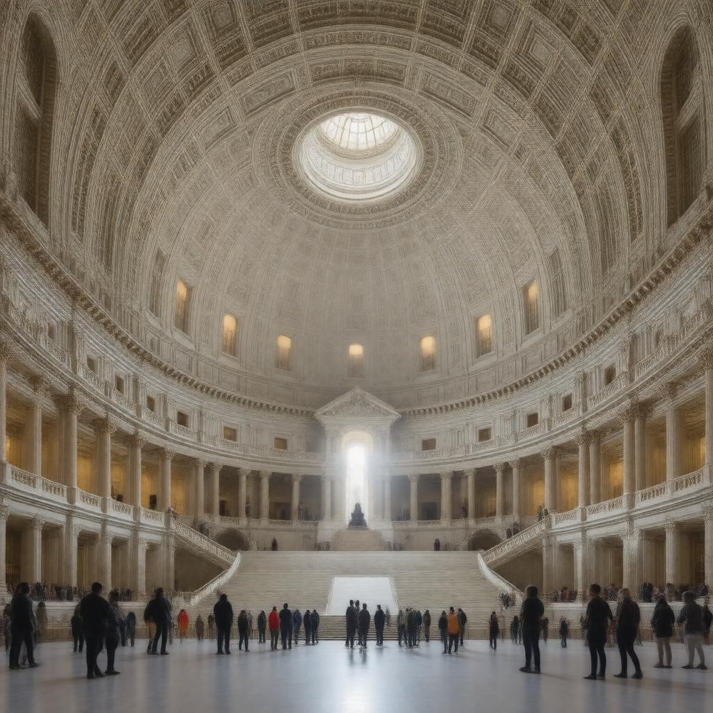 AI-created image of United States Capitol Whispering Gallery