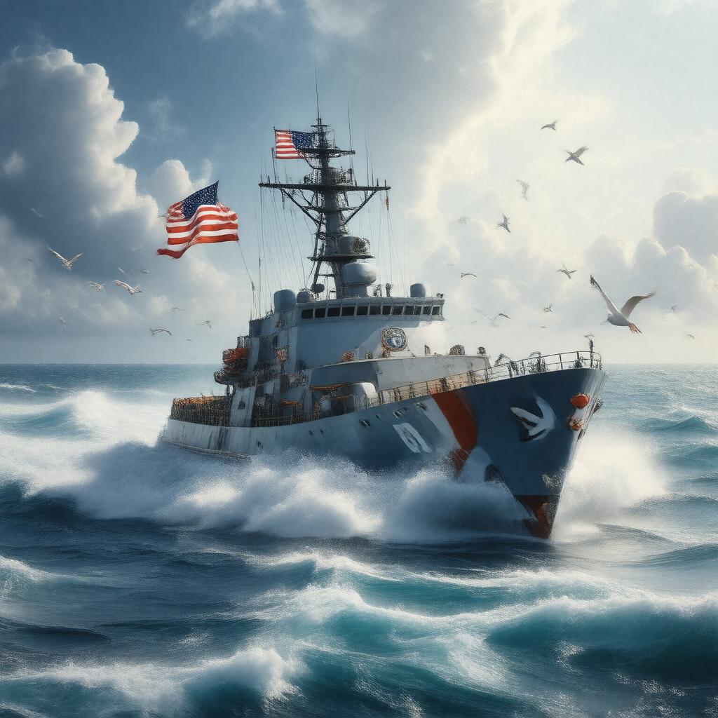 AI-created image of United States Coast Guard
