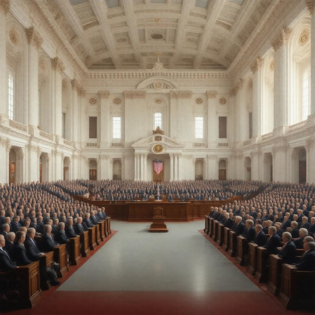 AI-created image of United States Congress