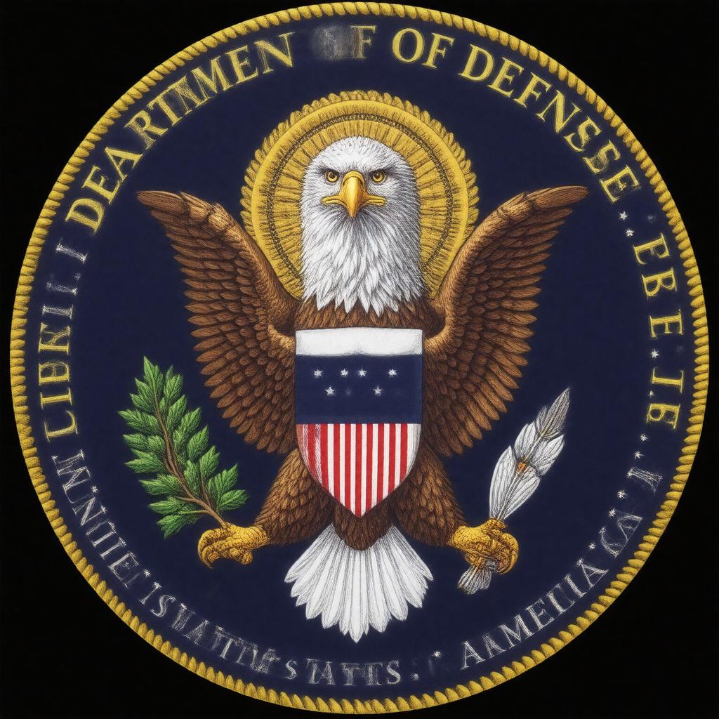 AI-created image of United States Department of Defense Seal