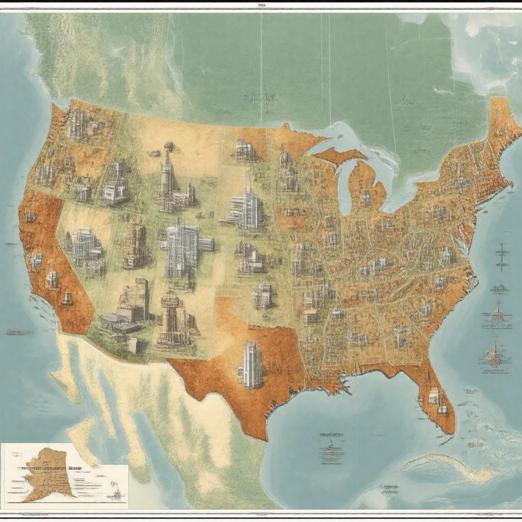 Click to view larger image AI-created image of United States Department of Energy national laboratories