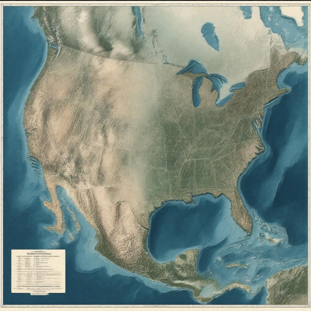 AI-created image of United States EEZ