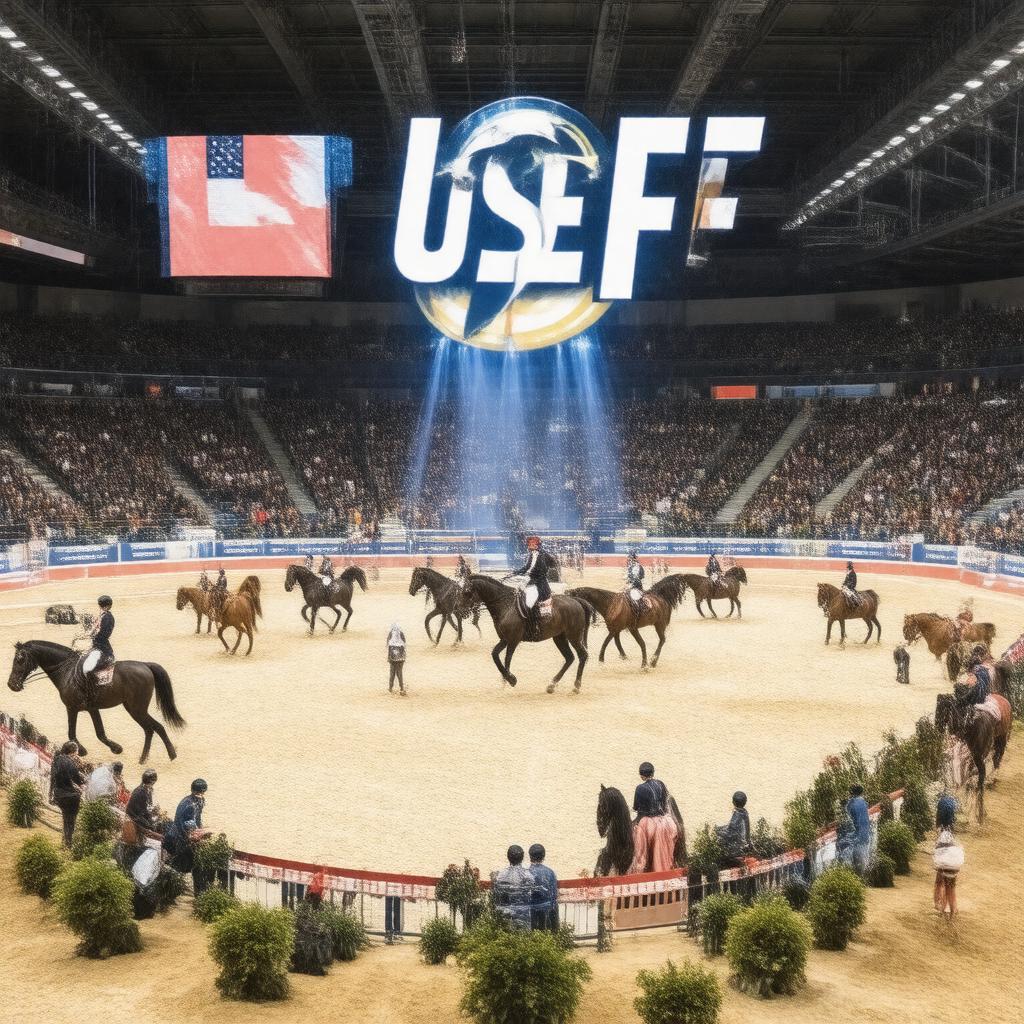 AI-created image of United States Equestrian Federation