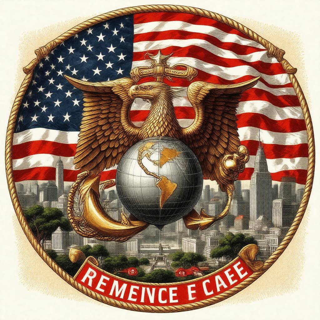 AI-created image of United States Marine Corps Reserve