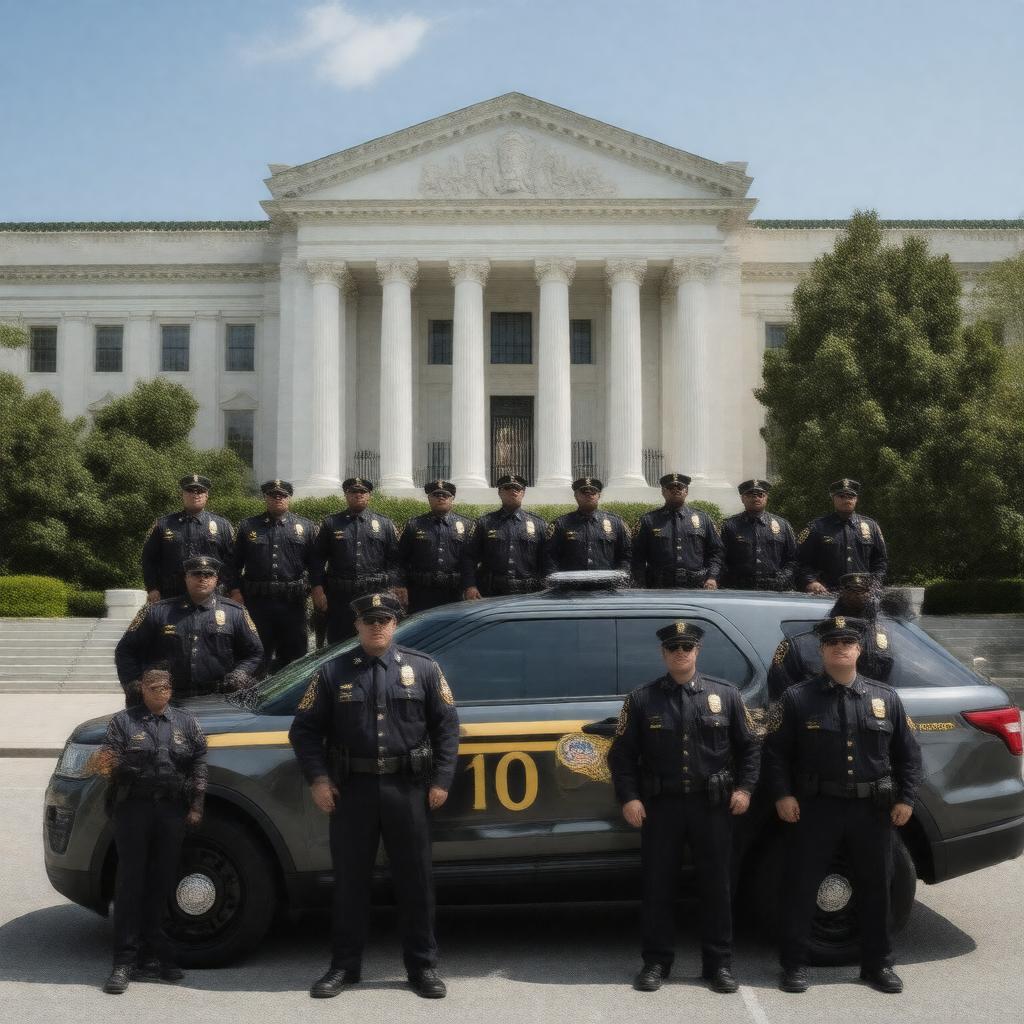 AI-created image of United States Marshals