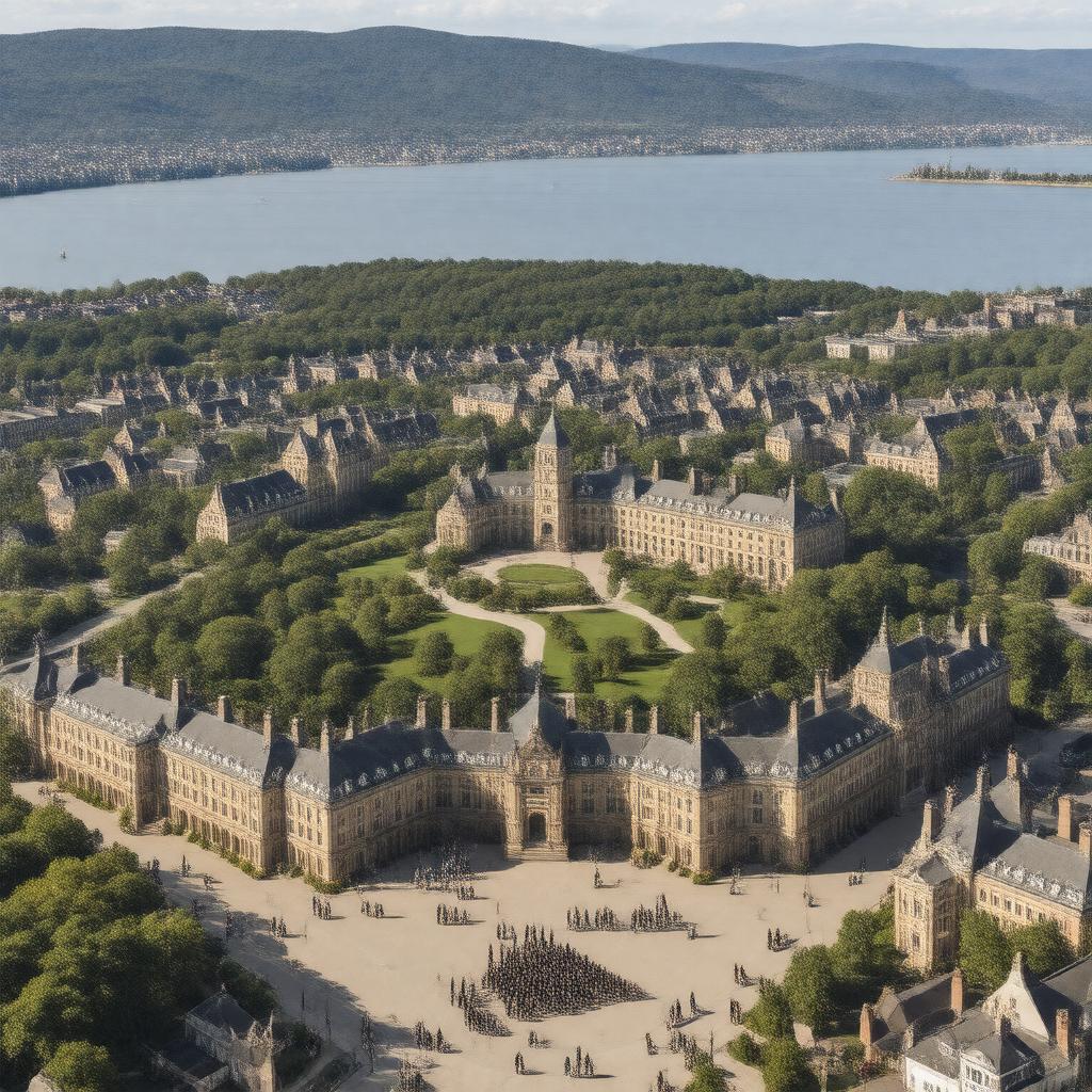 AI-created image of United States Military Academy
