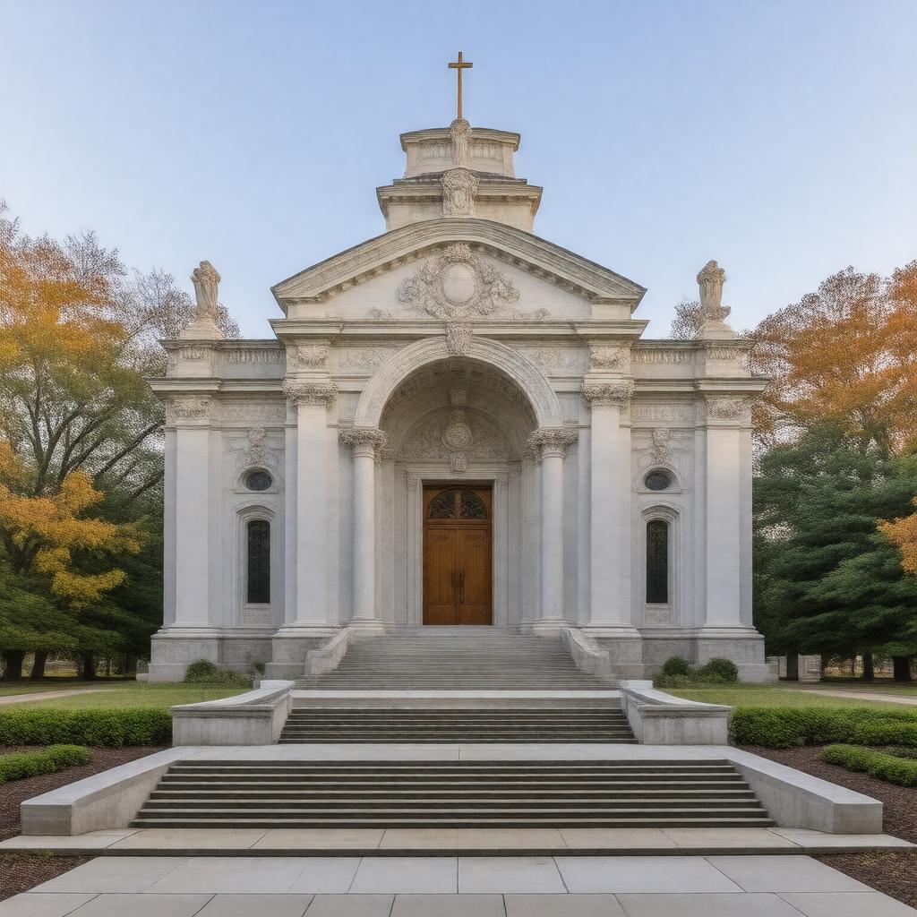 AI-created image of United States Naval Academy Chapel