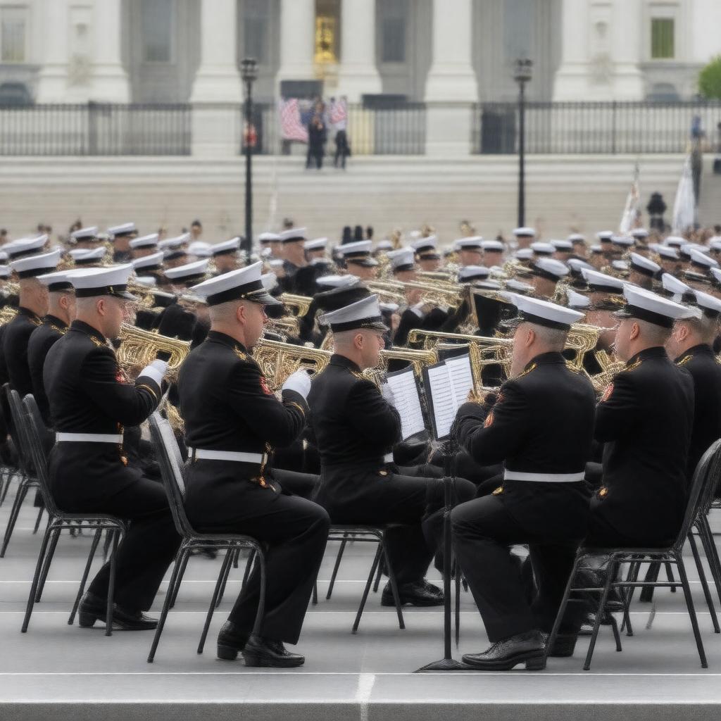 AI-created image of United States Navy Band