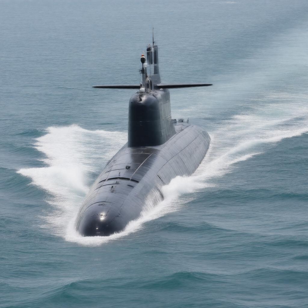 AI-created image of United States Navy submarines