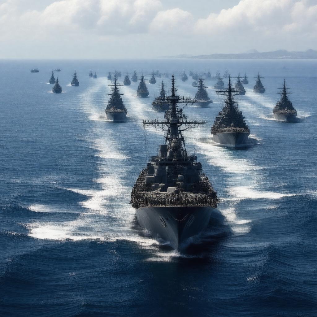 AI-created image of United States Pacific Fleet
