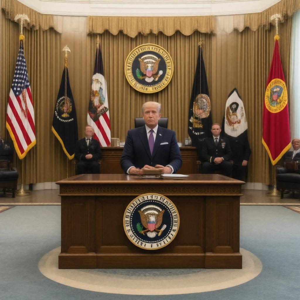 AI-created image of United States Secretary of War (acting)