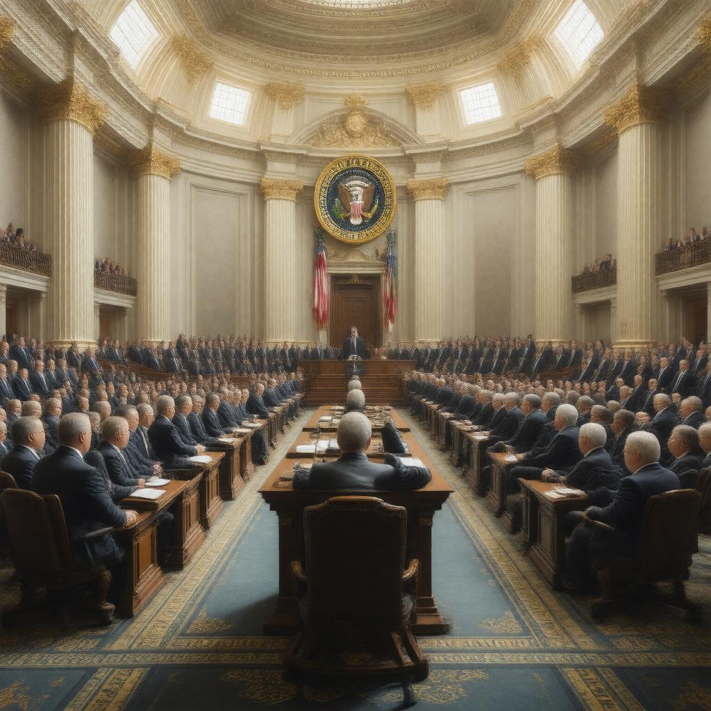 AI-created image of United States Senate