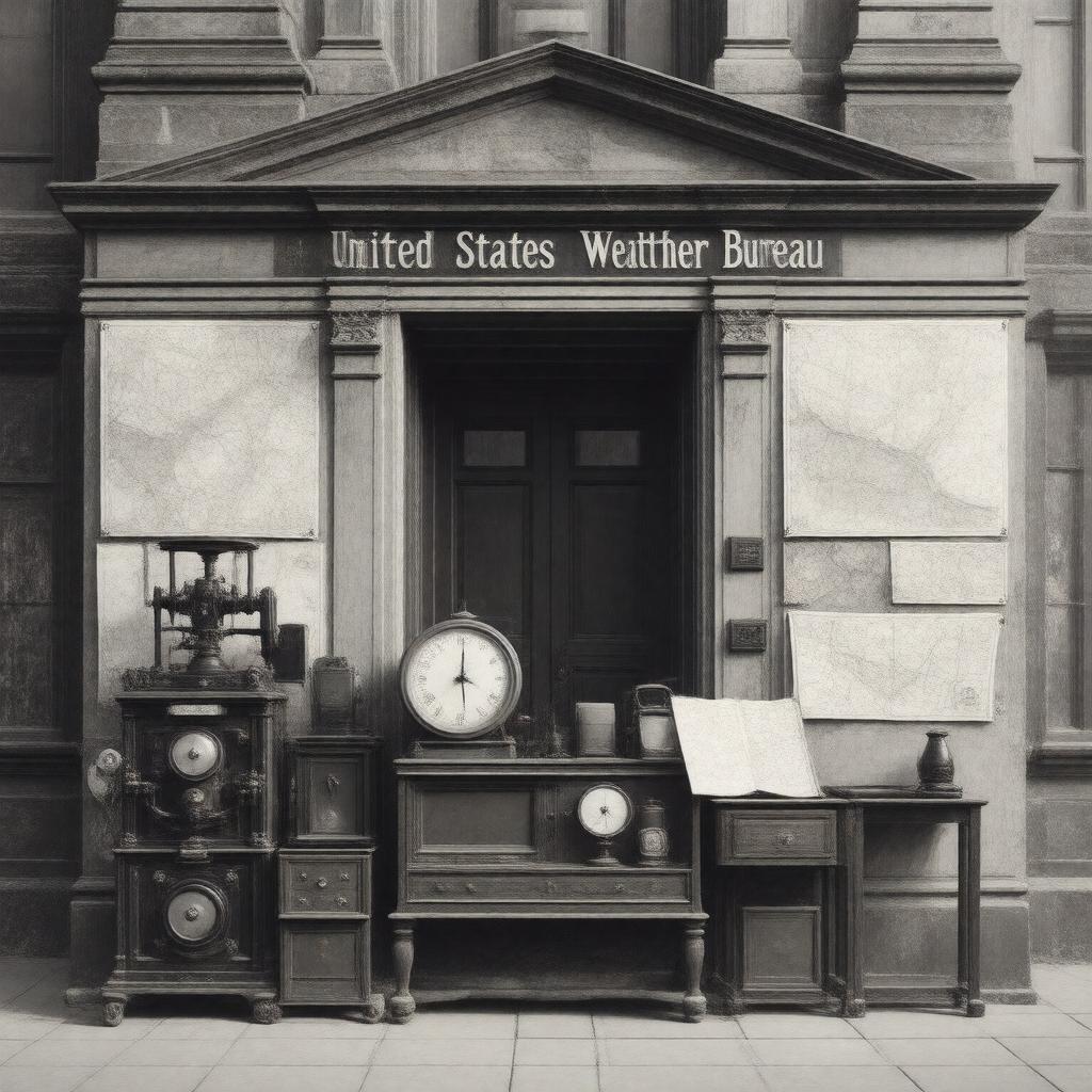 AI-created image of United States Weather Bureau