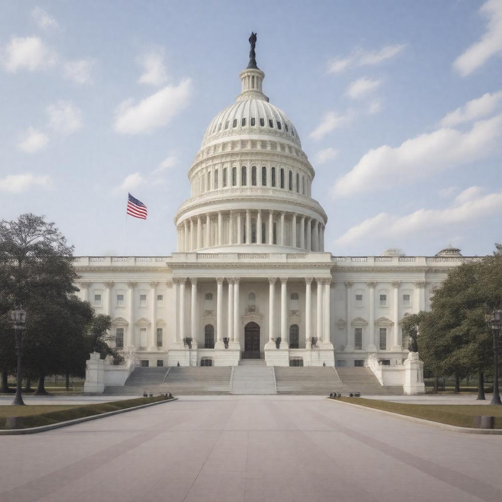 AI-created image of United States federal government