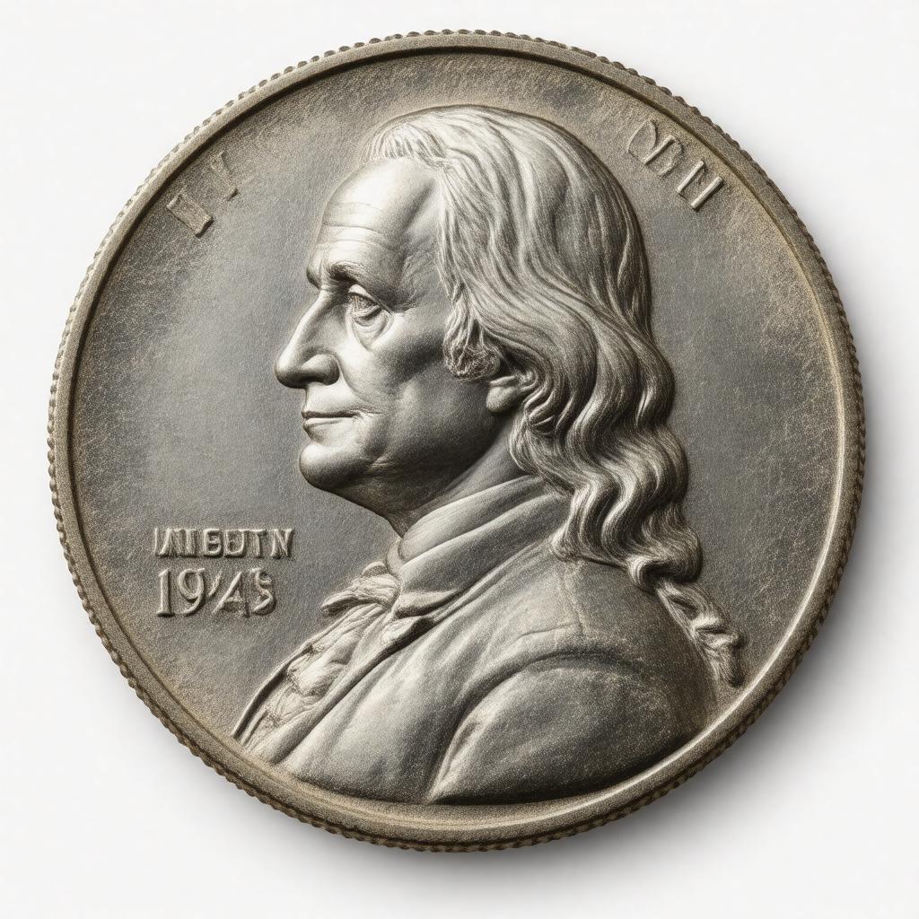 Click to view larger image AI-created image of United States half dollar (1948–1963)
