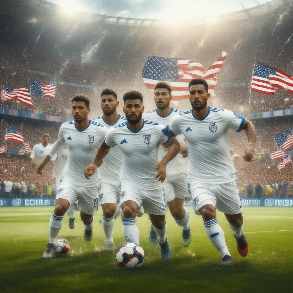 AI-created image of United States men's national soccer team