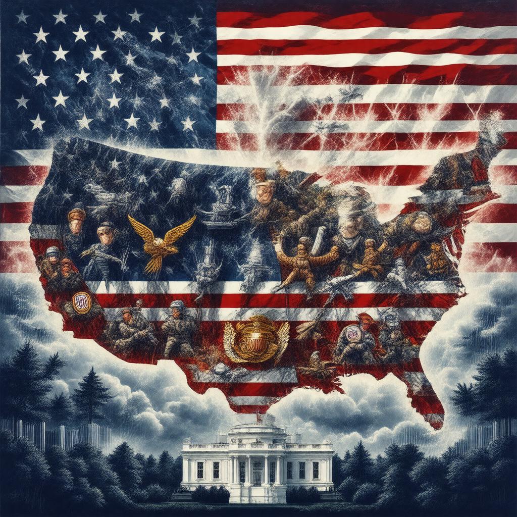 AI-created image of United States military