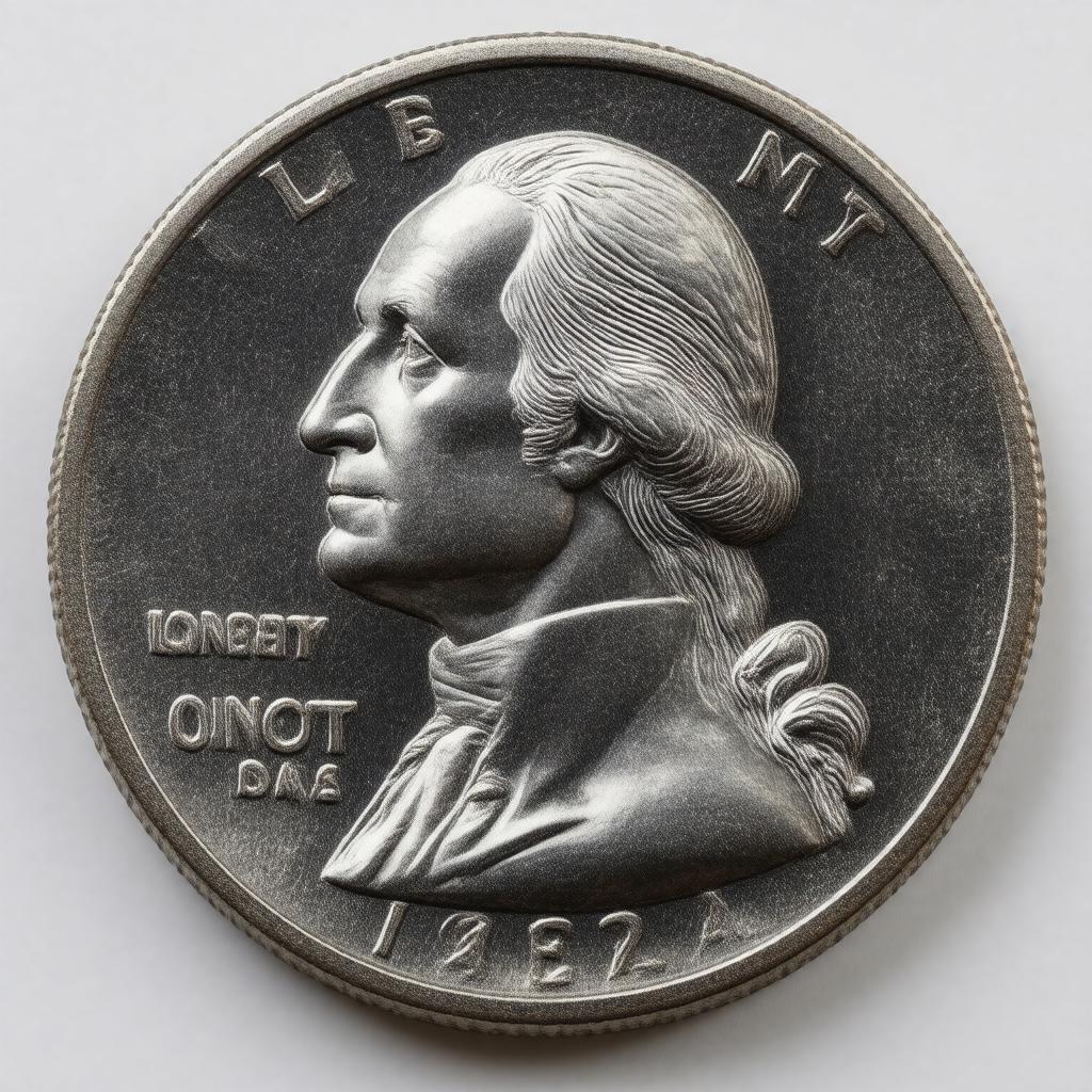 AI-created image of United States quarter dollar