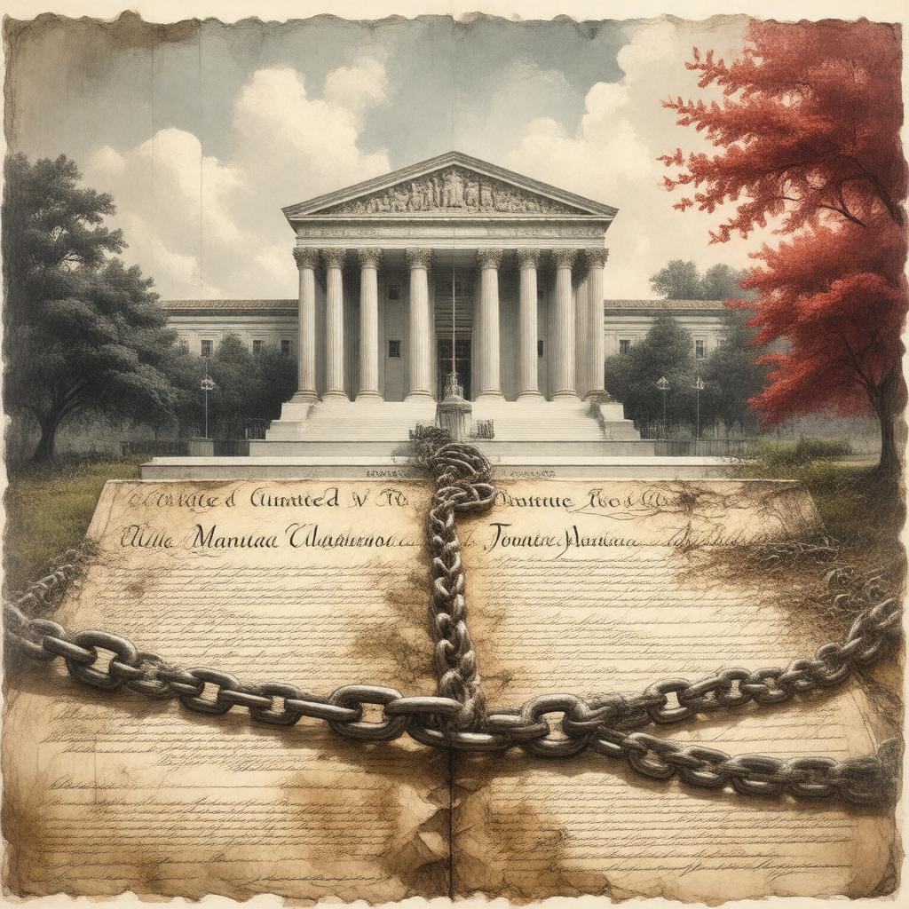 AI-created image of United States v. Morrison