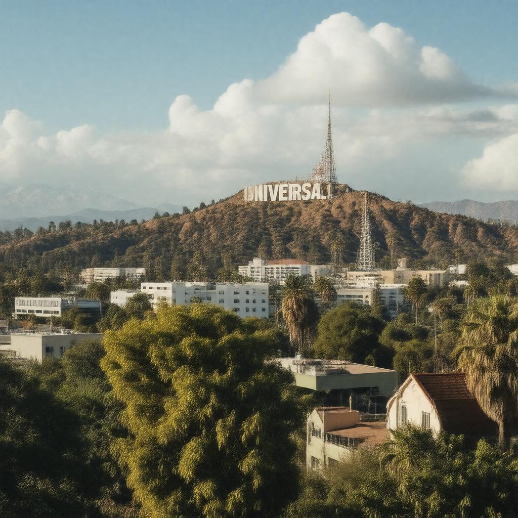 AI-created image of Universal City, California