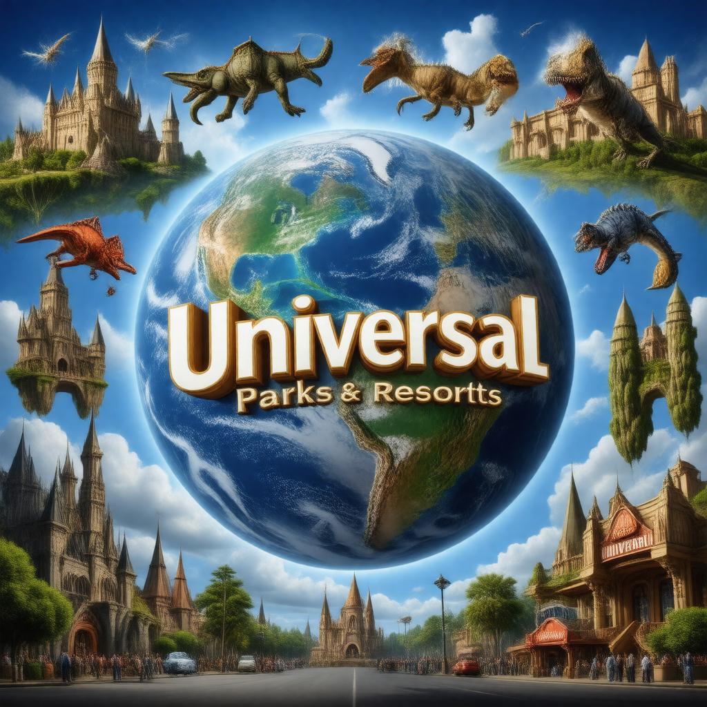 AI-created image of Universal Parks & Resorts