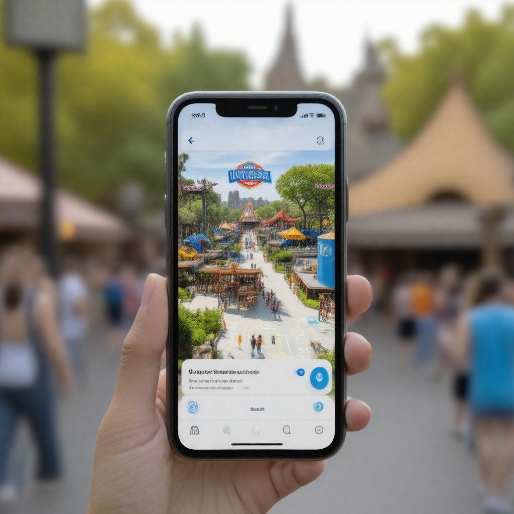 AI-created image of Universal Studios Hollywood app