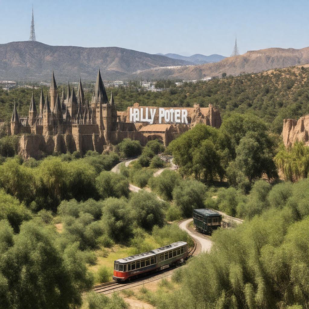 AI-created image of Universal Studios Hollywood