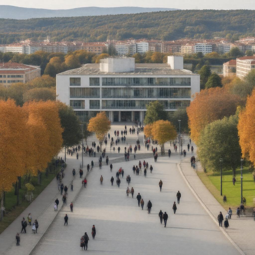 Click to view larger image AI-created image of Université Lumière Lyon 2