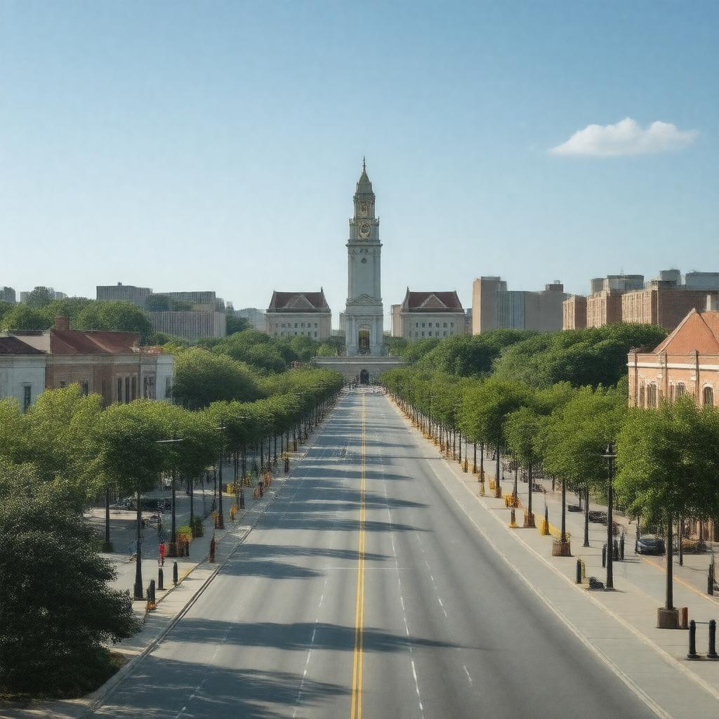 AI-created image of University City, Missouri, USA