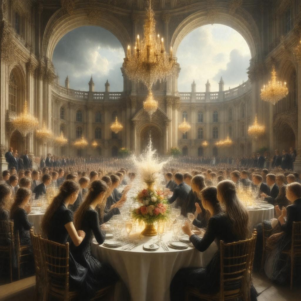 AI-created image of University College Ball