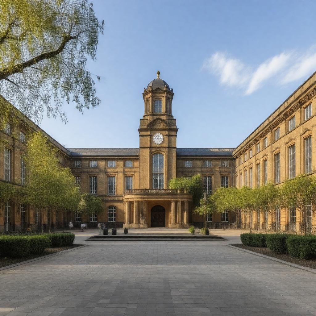 AI-created image of University College Birmingham