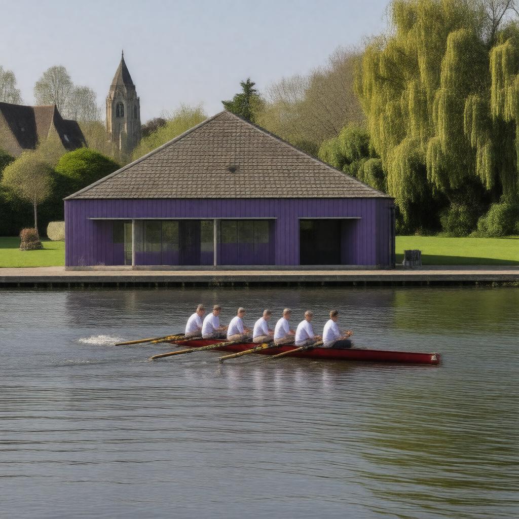 AI-created image of University College Boat Club