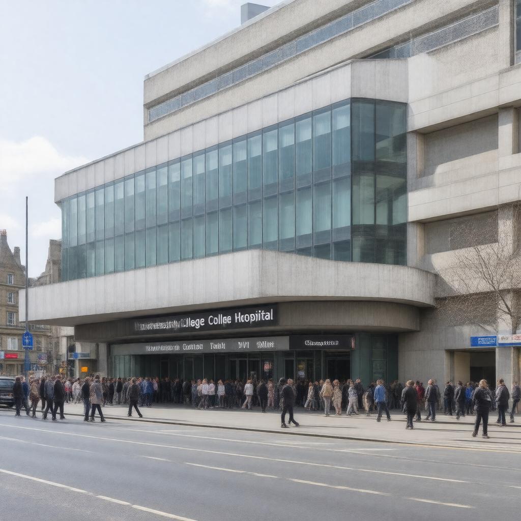 AI-created image of University College Hospital