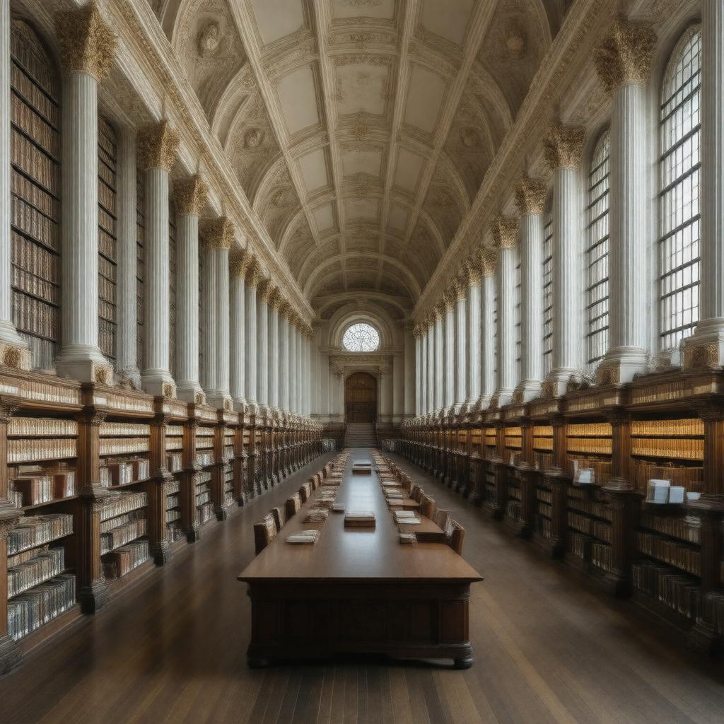 AI-created image of University College Library