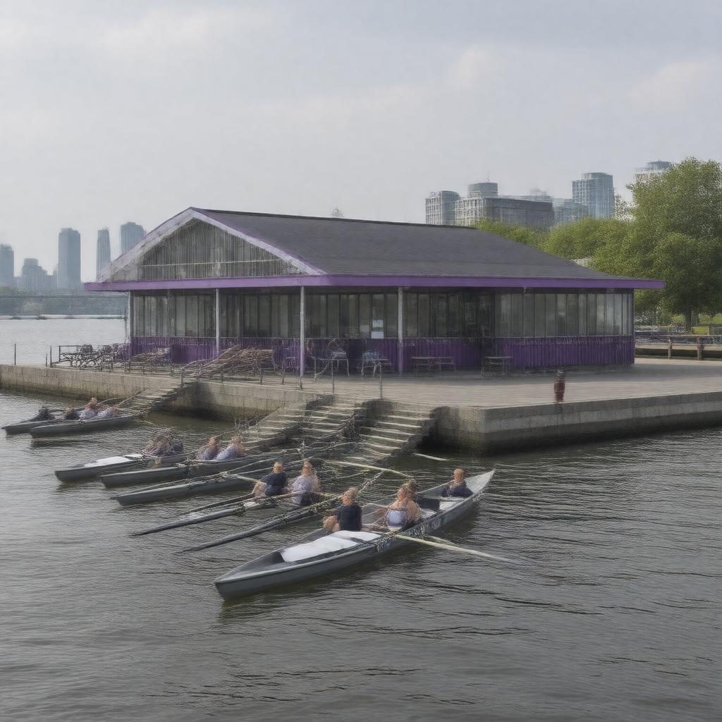 AI-created image of University College London Boat Club