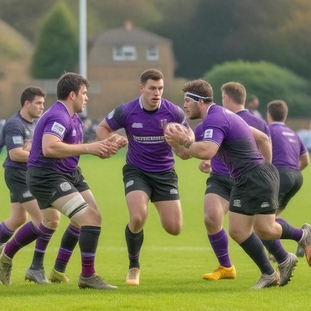 AI-created image of University College London Rugby Football Club