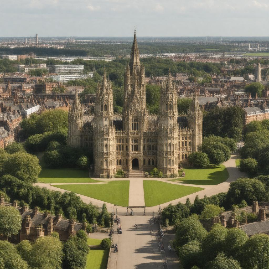 Click to view larger image AI-created image of University College Nottingham