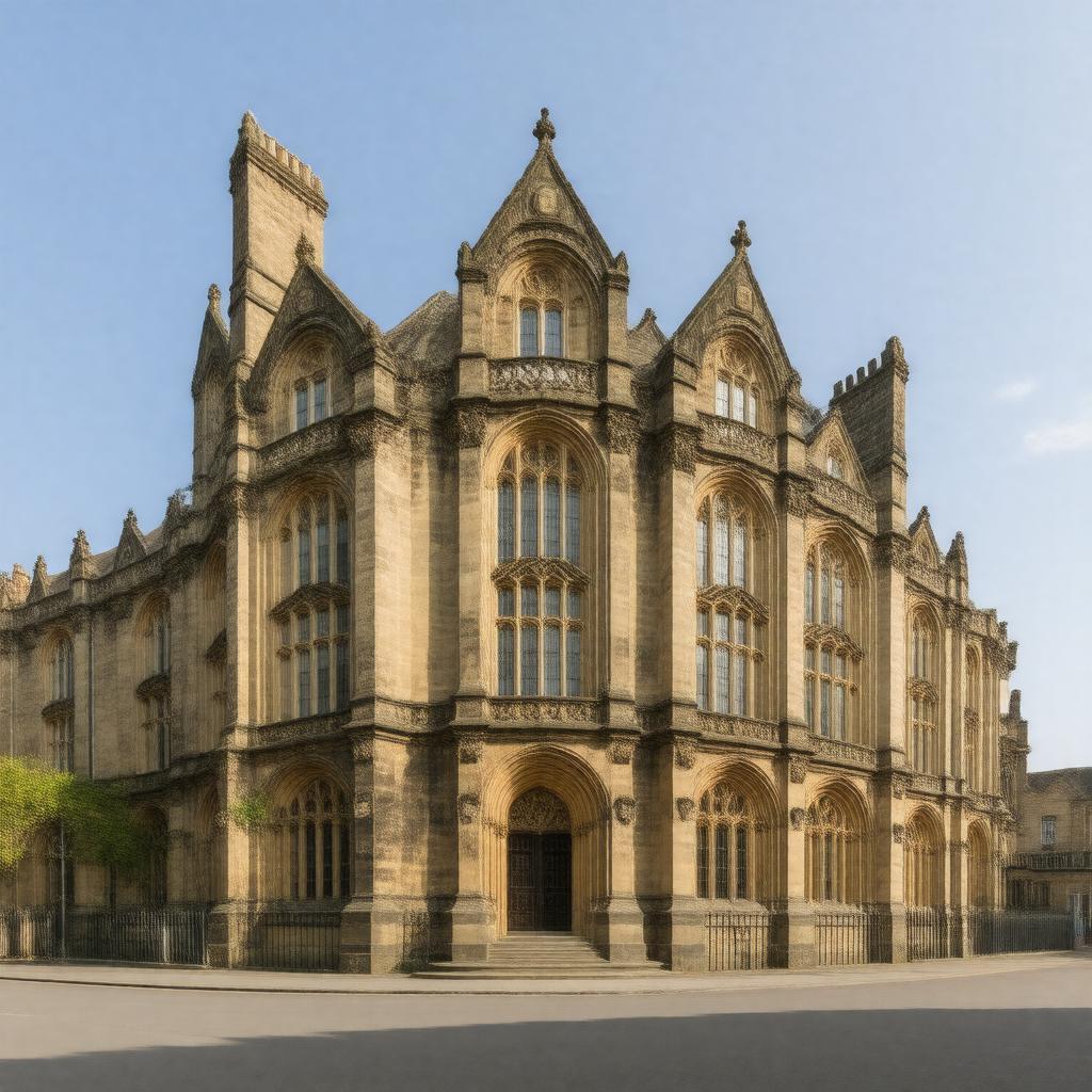 AI-created image of University College, Reading